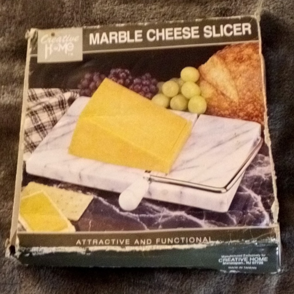 BRAND NEW MARBLE CHEESE SLICER CREATIVE HOME